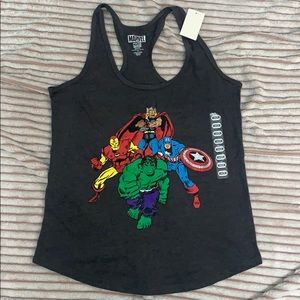 Marvel racer back tank top